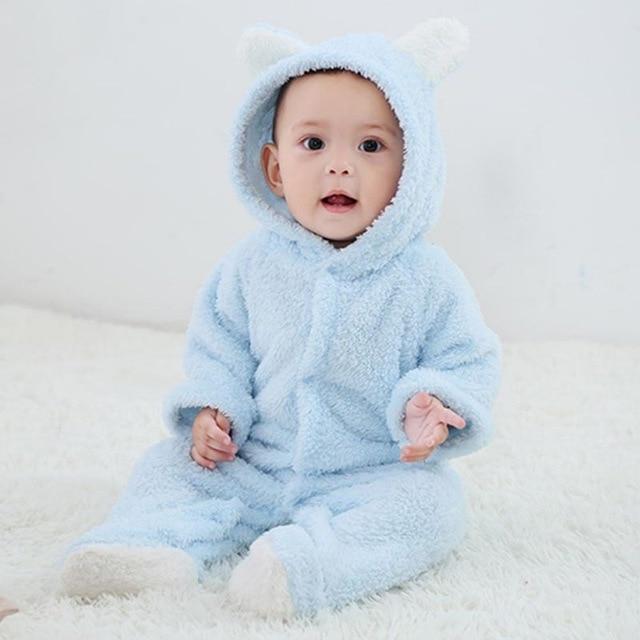 Cute Baby Winter Romper Suit