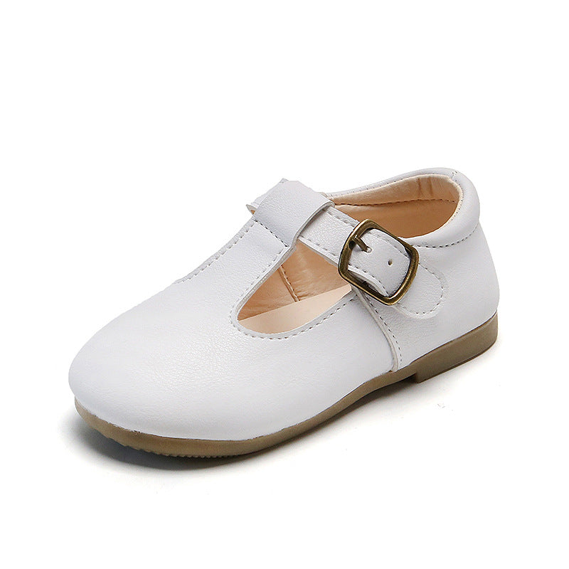 Kids Pea Shoes Versatile Single Baby Shoe