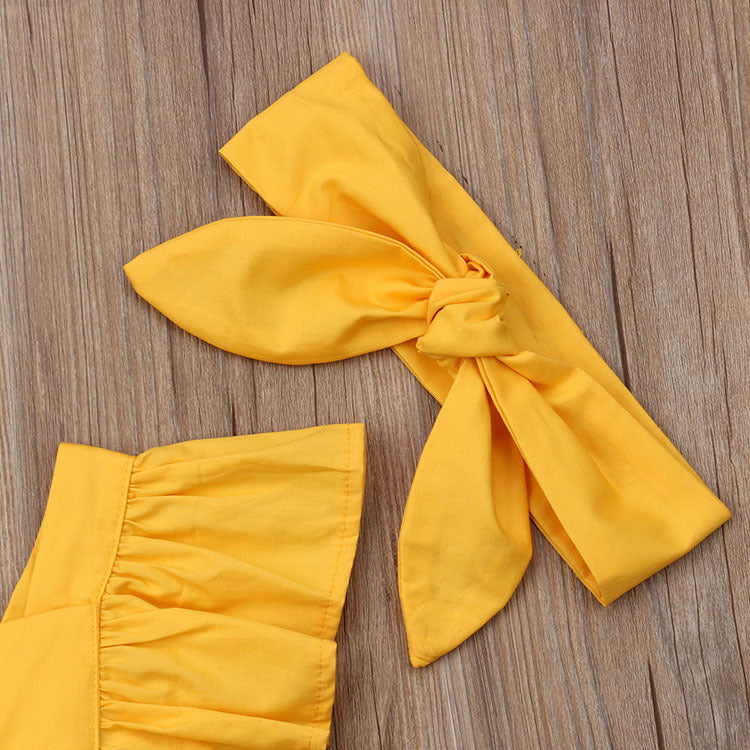 Baby Short Sleeve Pineapple Print Romper