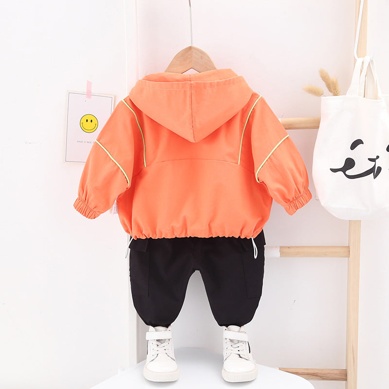 Kids Two-Piece Cartoon Baby Clothing