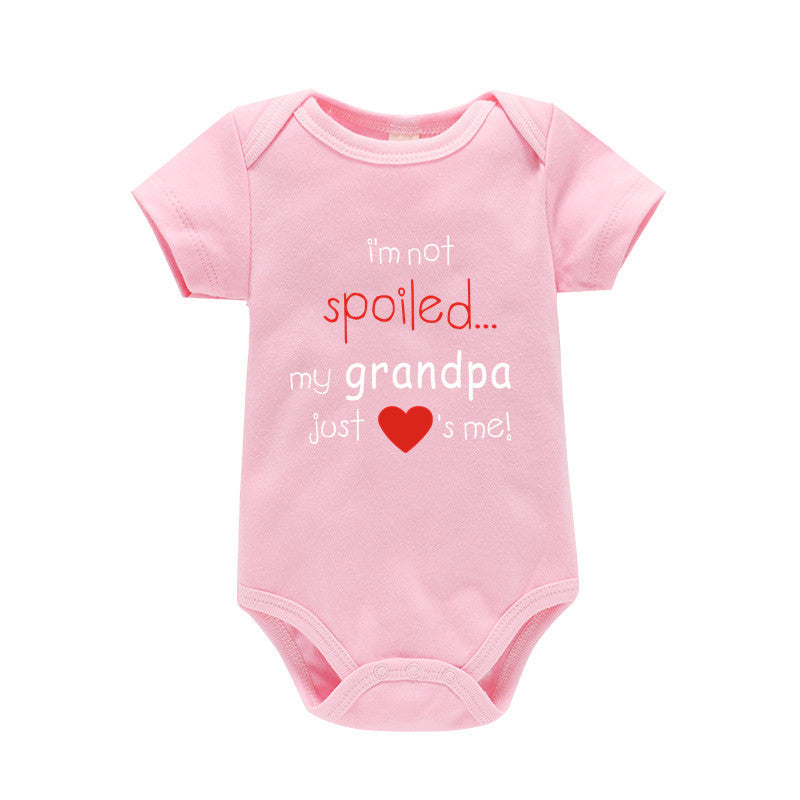 Baby Short Sleeve Cotton Romper Clothing