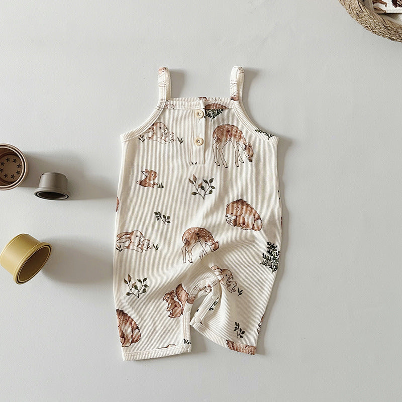 Class A Waffle Baby Jumpsuit Outfit