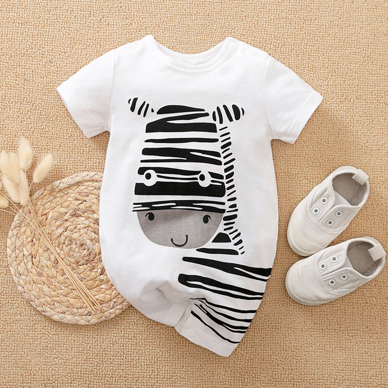 Baby Short Sleeve Casual Onesie