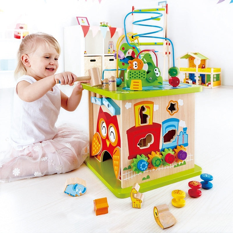 Baby Happy Farm Bead Stringing Educational Toy Box