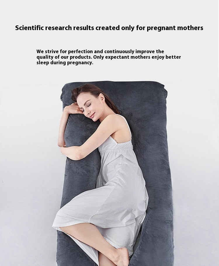 U-Shaped Cotton Maternity Pillow Removable Washable