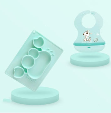 Silicone Suction Cup Baby Feeding Bowl Cartoon Learning Bowl