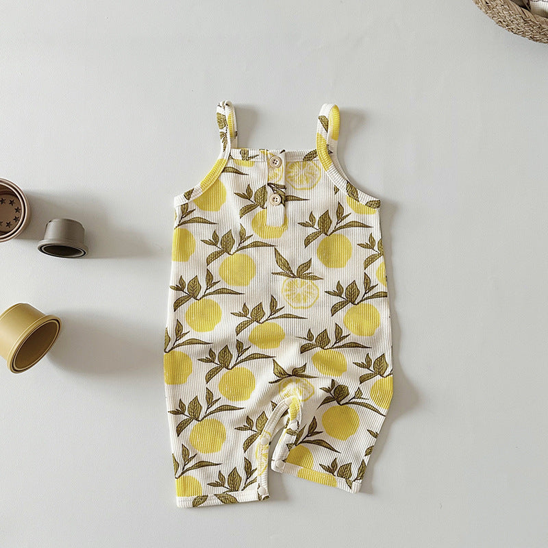 Class A Waffle Baby Jumpsuit Outfit