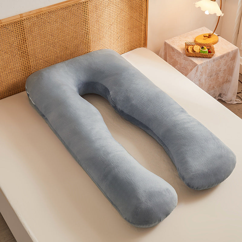 U-Shaped Cotton Maternity Pillow Removable Washable