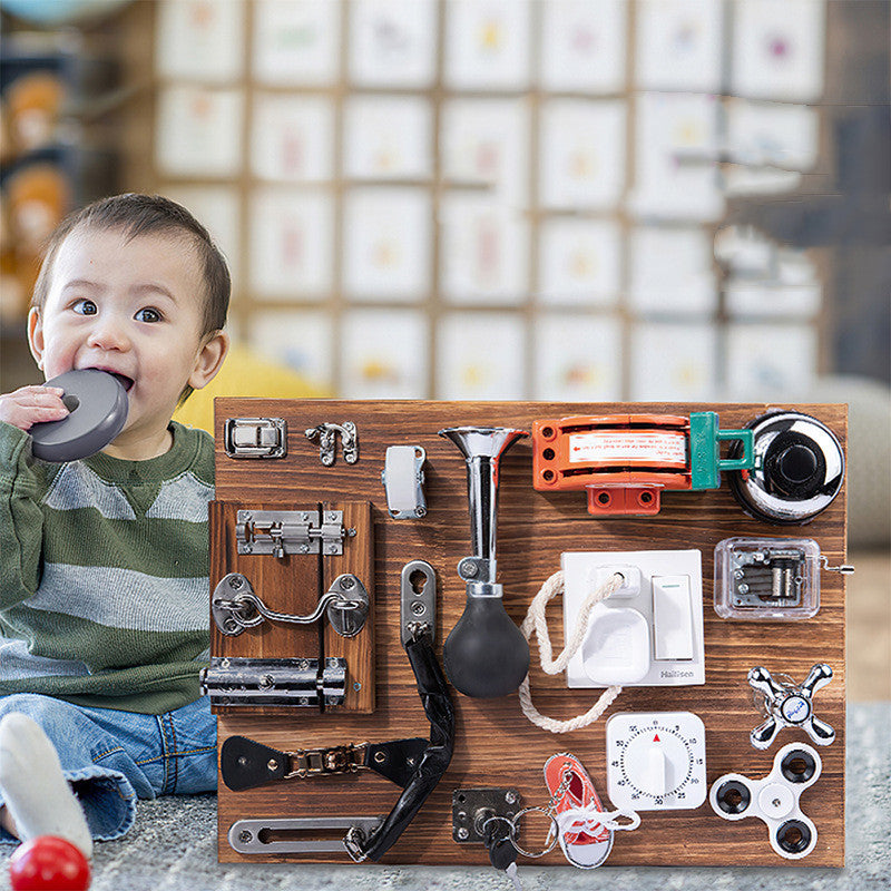 Baby Wooden Science Educational Unlocking Toys