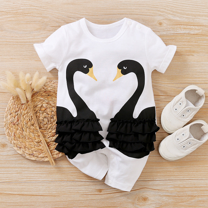 Baby Short Sleeve Casual Onesie