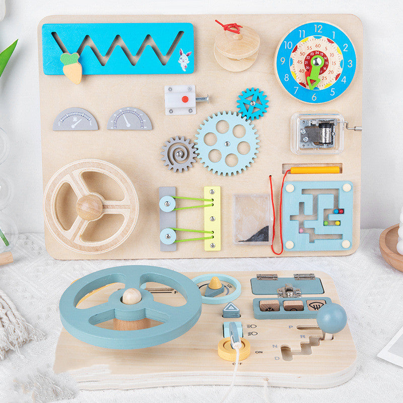 Baby Wooden Science Educational Unlocking Toys