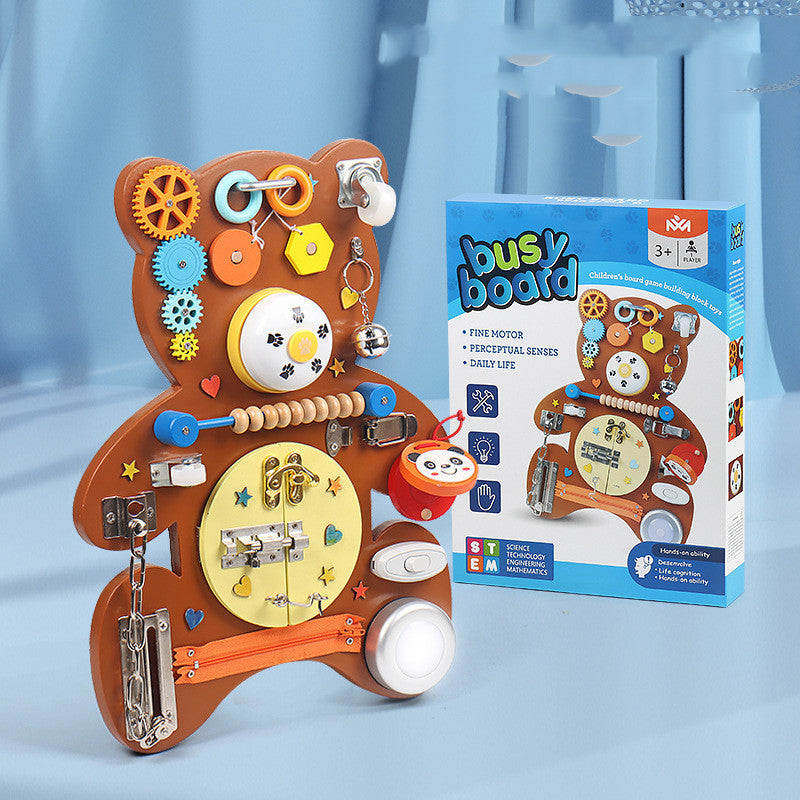 Baby Wooden Science Educational Unlocking Toys
