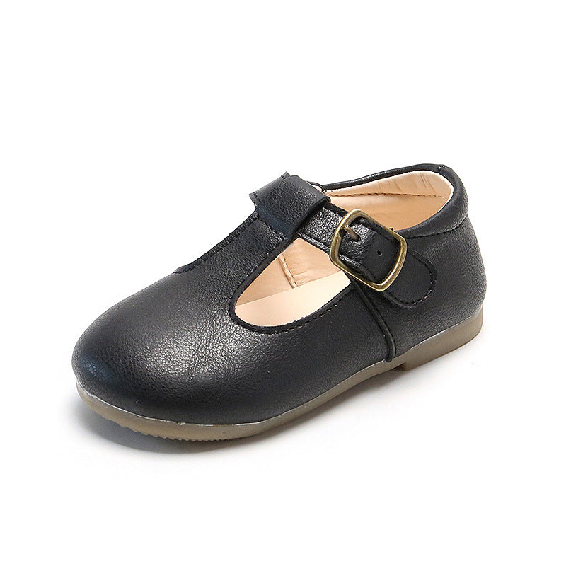 Kids Pea Shoes Versatile Single Baby Shoe