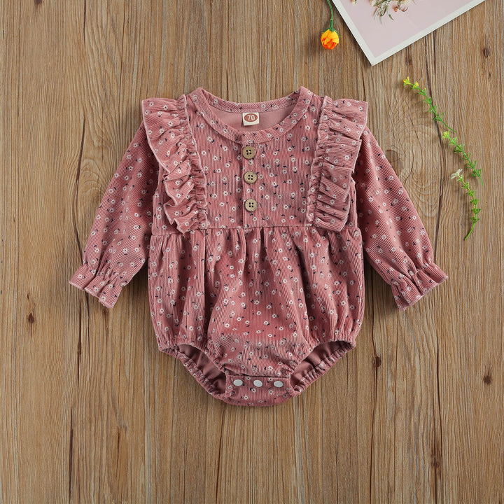 Stylish Solid Color Cute Baby Outfit