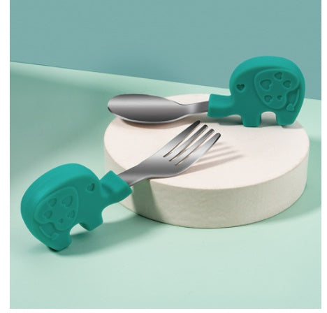 Silicone Non-Slip Baby Feeding Bowl Plate Set