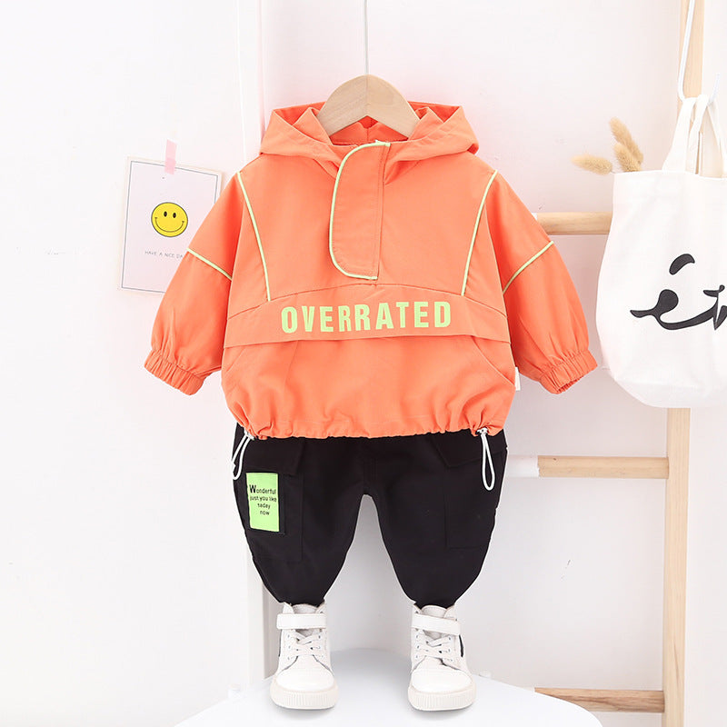 Kids Two-Piece Cartoon Baby Clothing