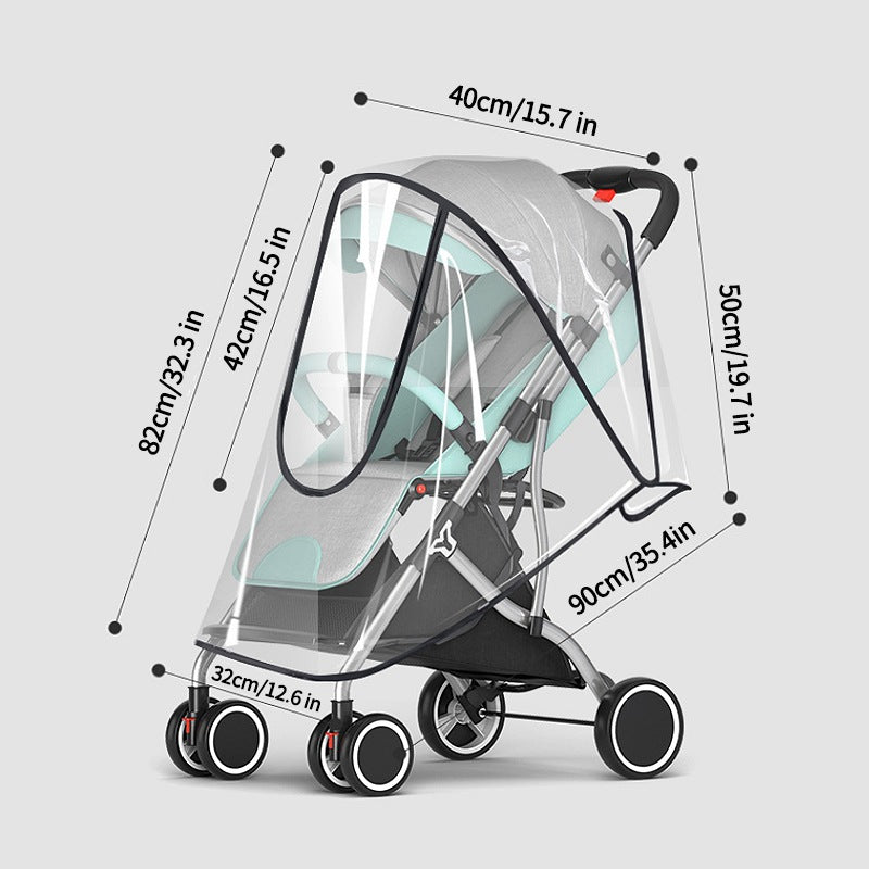 Portable Universal Baby Stroller Rain Cover