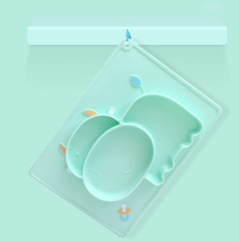 Silicone Suction Cup Baby Feeding Bowl Cartoon Learning Bowl