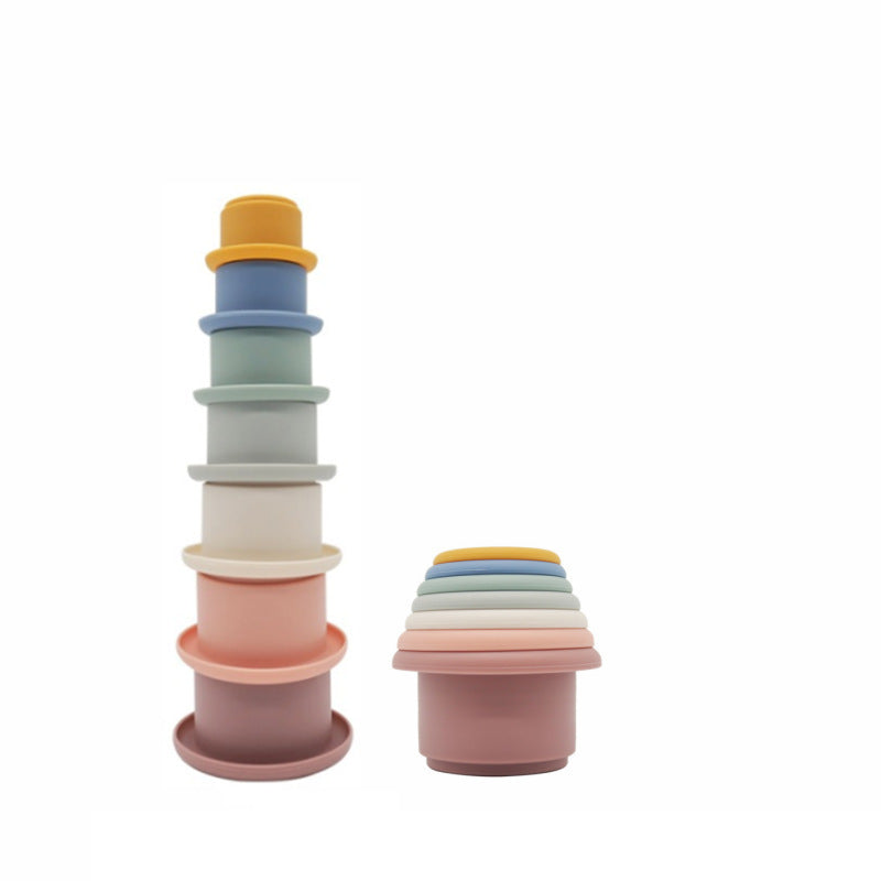 Baby Interactive Silicone Jenga Educational Toys