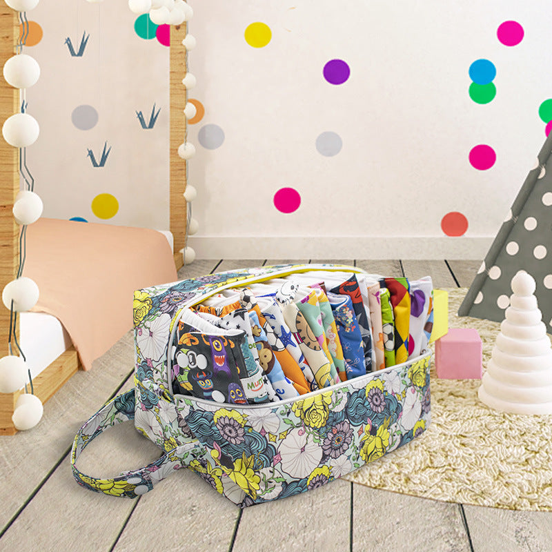 Reusable 3D Baby Travel Diaper Storage Bag