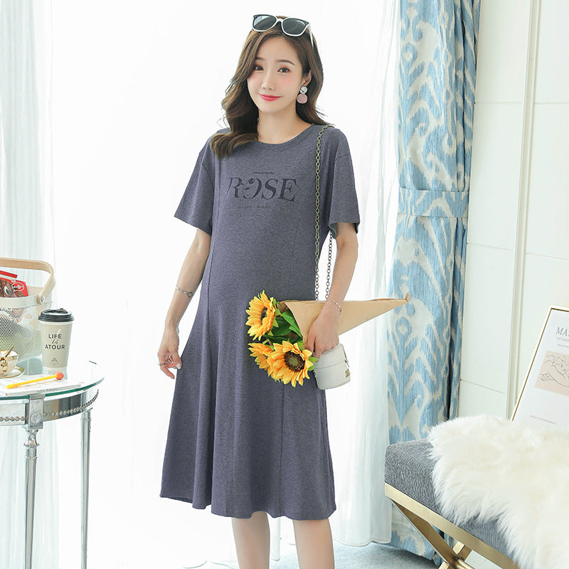 Short Sleeve Maternity Dress