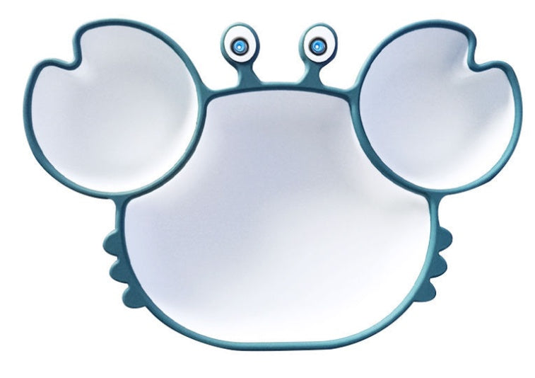 Silicone Non-Slip Baby Feeding Bowl Plate Set