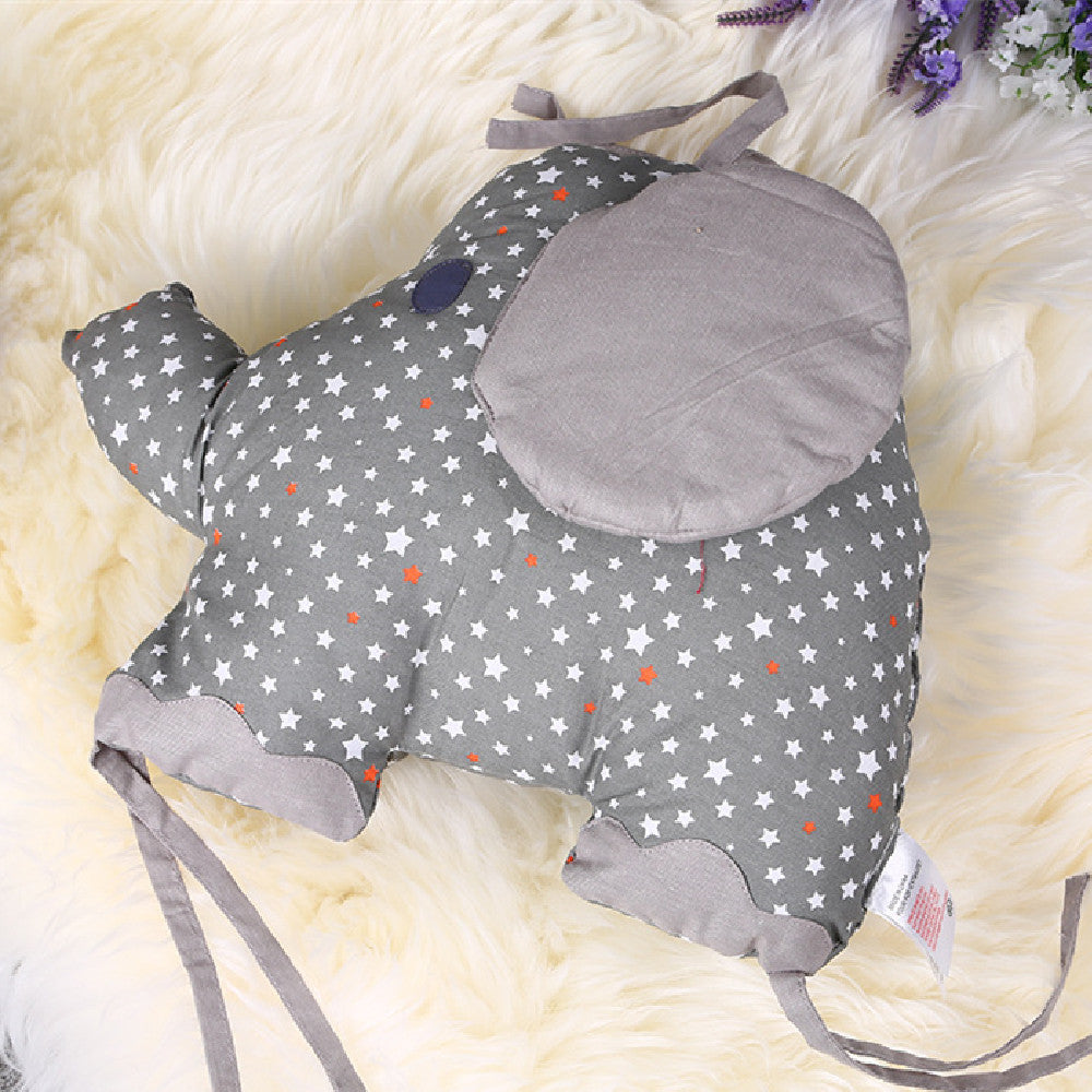 Cotton Embroidered Elephant Baby Crib Set
