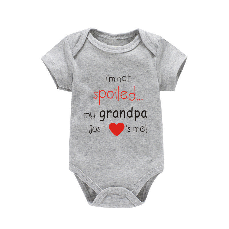 Baby Short Sleeve Cotton Romper Clothing