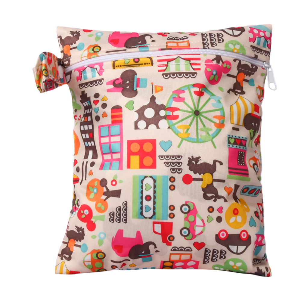 Waterproof Portable Baby Diaper Storage Bag