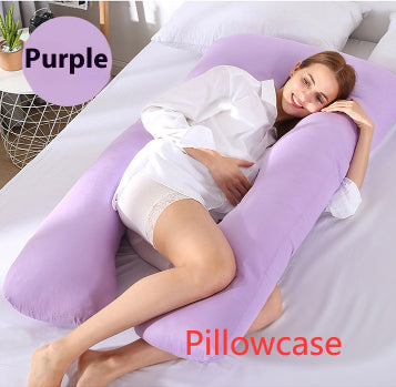 U-Shaped Cotton Maternity Pillow Removable Washable