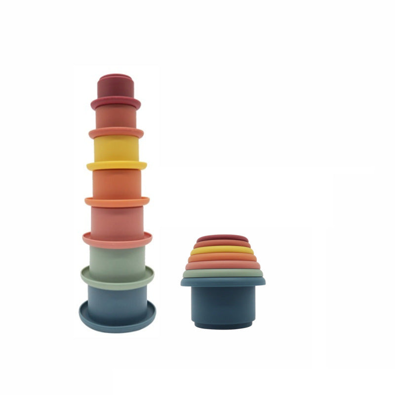 Baby Interactive Silicone Jenga Educational Toys
