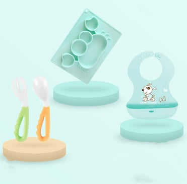 Silicone Suction Cup Baby Feeding Bowl Cartoon Learning Bowl