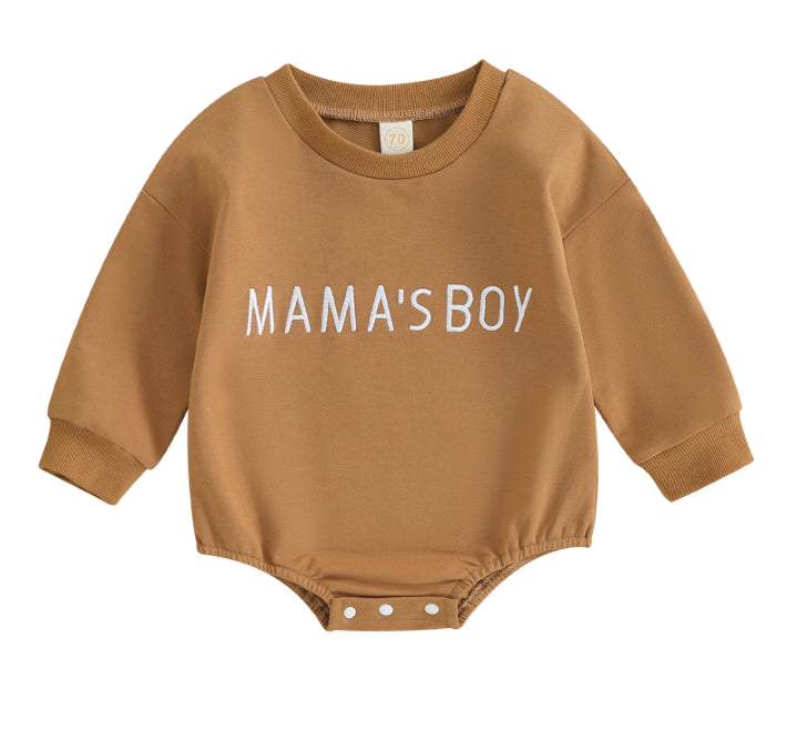 Baby Winter Letter Print Jumpsuit Romper