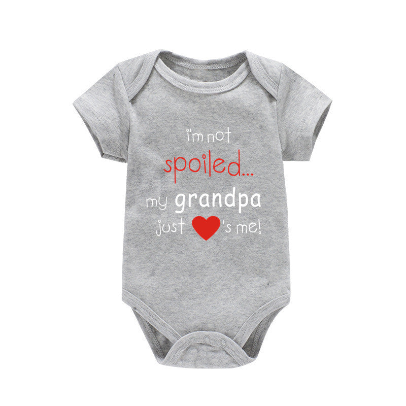 Baby Short Sleeve Cotton Romper Clothing