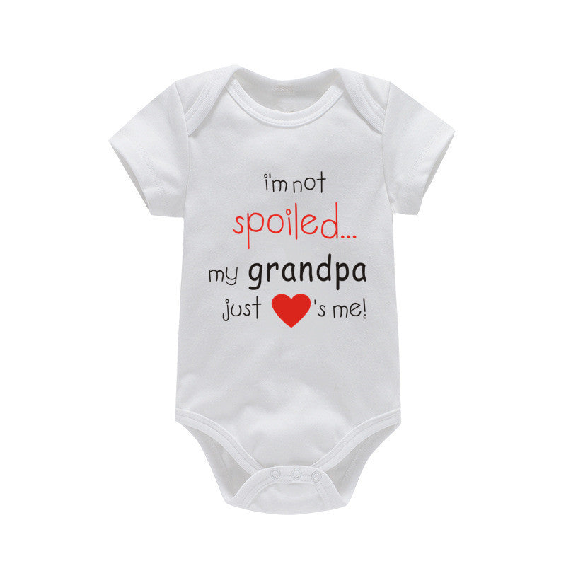 Baby Short Sleeve Cotton Romper Clothing