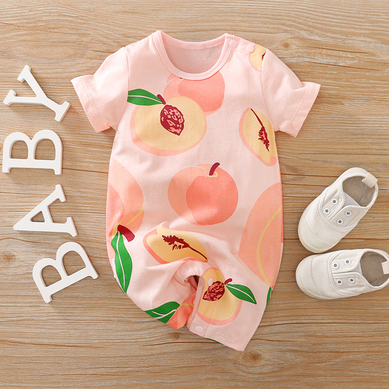 Baby Short Sleeve Casual Onesie