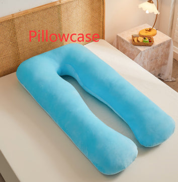 U-Shaped Cotton Maternity Pillow Removable Washable