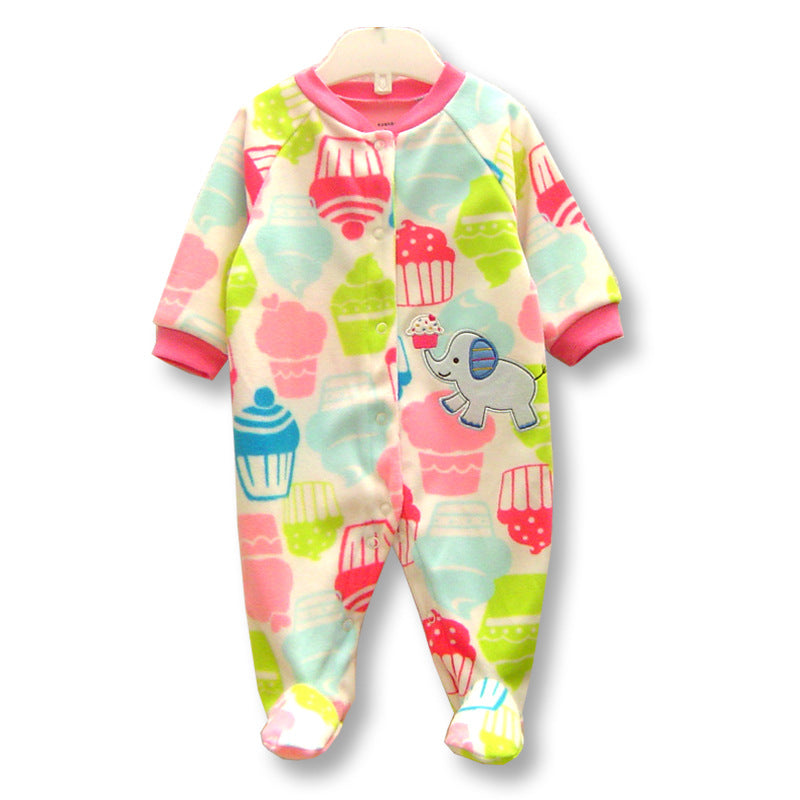 Thickened One-Piece Baby Pajamas