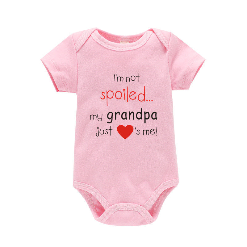 Baby Short Sleeve Cotton Romper Clothing
