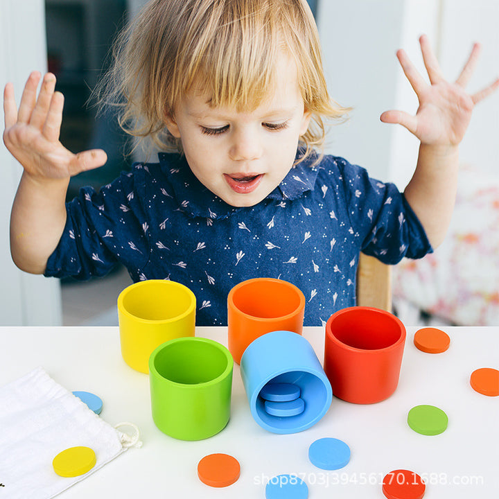 Baby Early Education Color Sorting Cup Toys