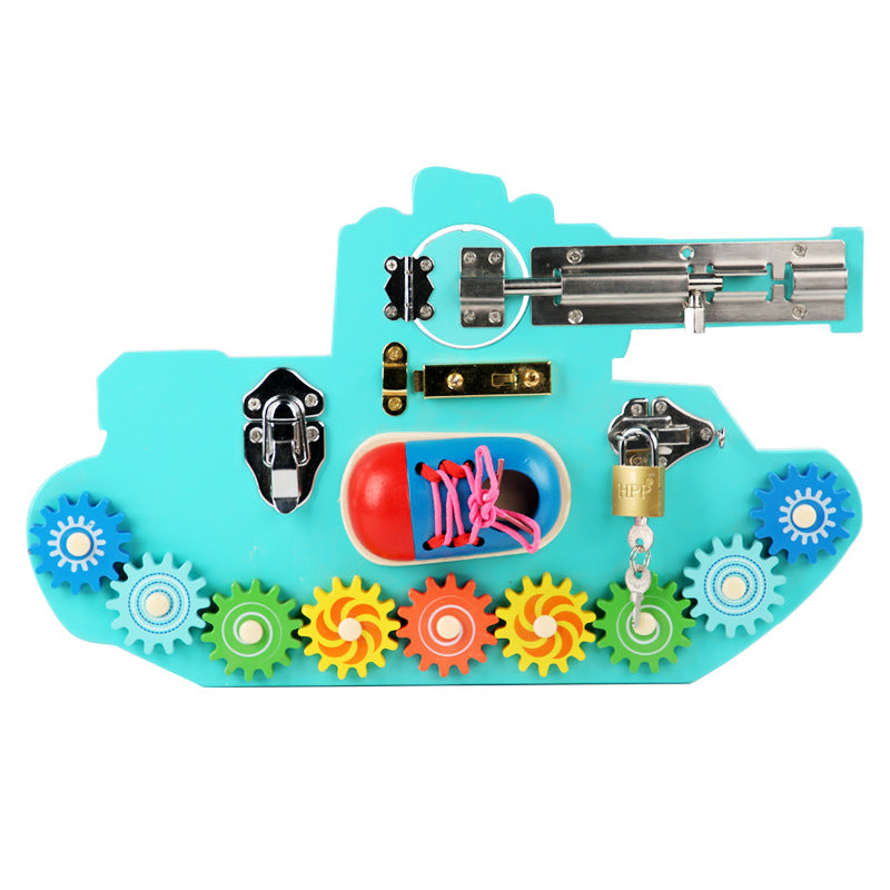 Baby Wooden Science Educational Unlocking Toys