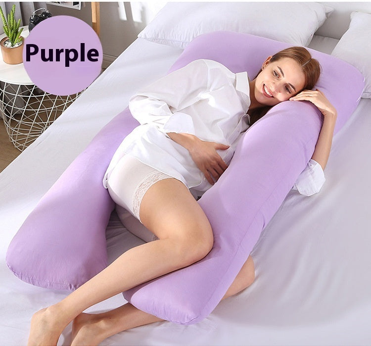 U-Shaped Cotton Maternity Pillow Removable Washable