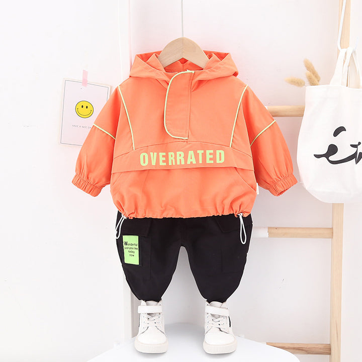 Kids Two-Piece Cartoon Baby Clothing