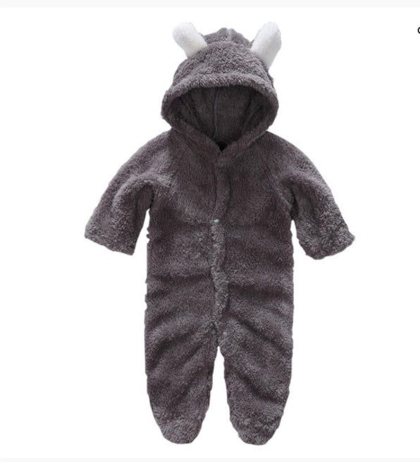 Cute Baby Winter Romper Suit