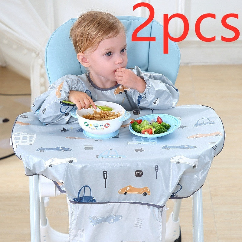 Baby Dining Chair Bib Cover Feeding Gown