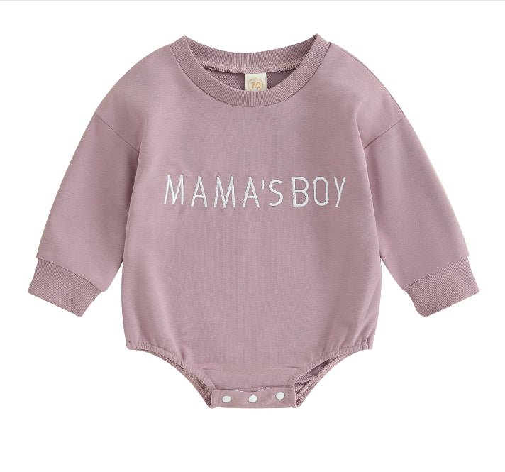 Baby Winter Letter Print Jumpsuit Romper