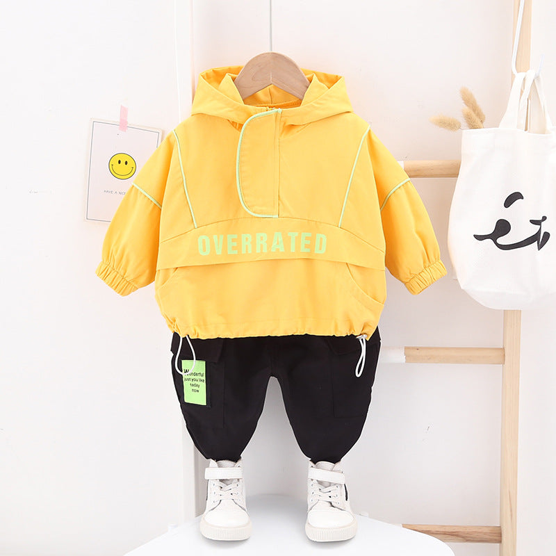 Kids Two-Piece Cartoon Baby Clothing