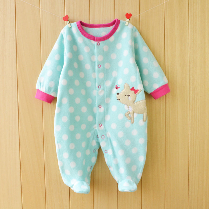 Thickened One-Piece Baby Pajamas