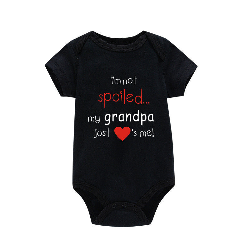 Baby Short Sleeve Cotton Romper Clothing
