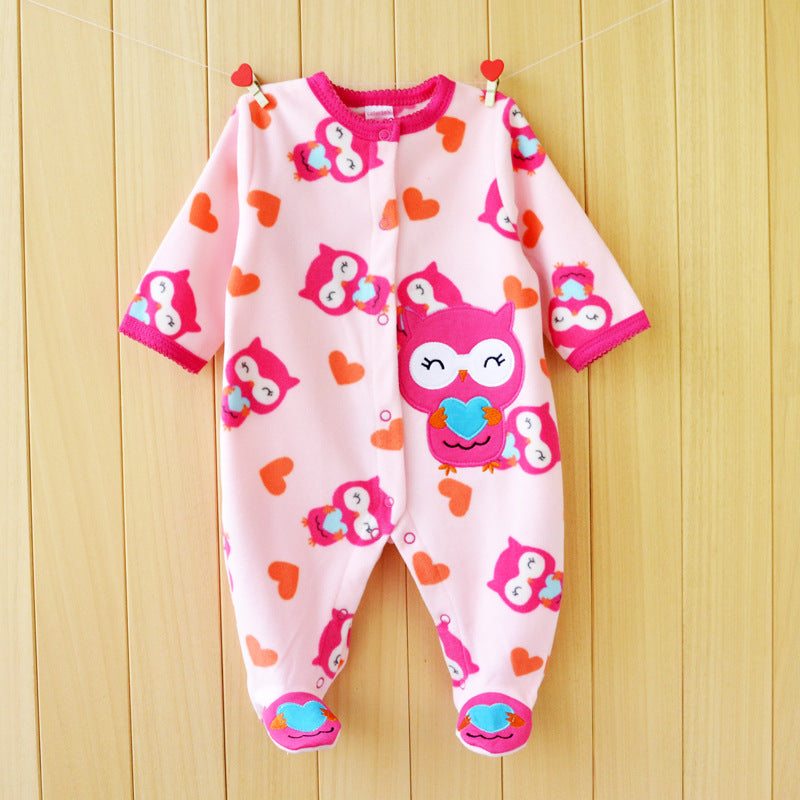 Thickened One-Piece Baby Pajamas
